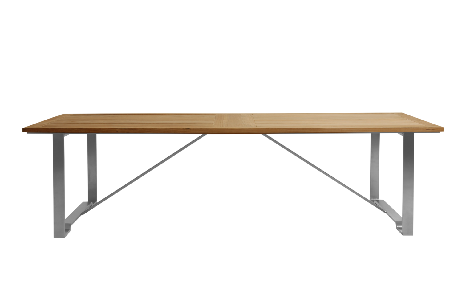 Brafab Gotland soffbord Silver/teak 150x65 cm