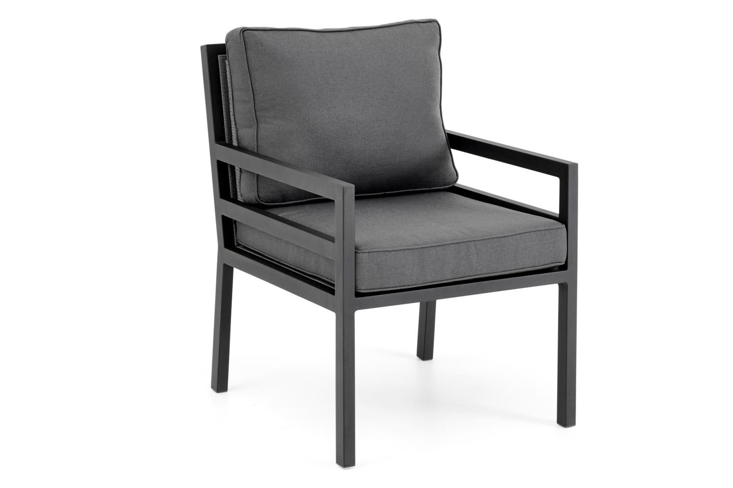 Brafab Bergerac fåtölj Svart/grå