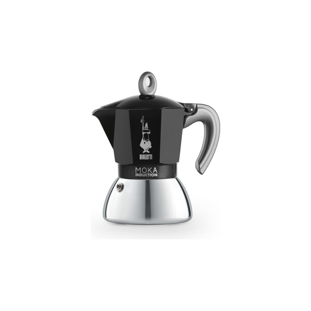 Bialetti Mokka Induction Mokabryggare 4 Koppar Svart