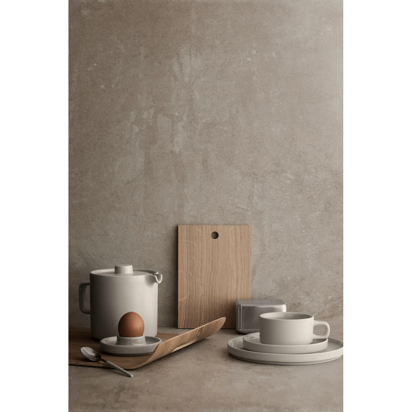 Blomus Pilar Middagstallrik Ø27 cm Moonbeam