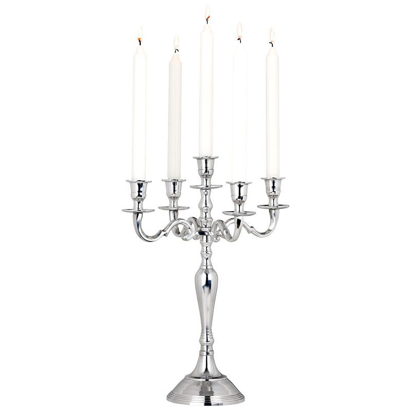 Dorre Alster Kandelaber aluminium 5 arm höjd 40 cm