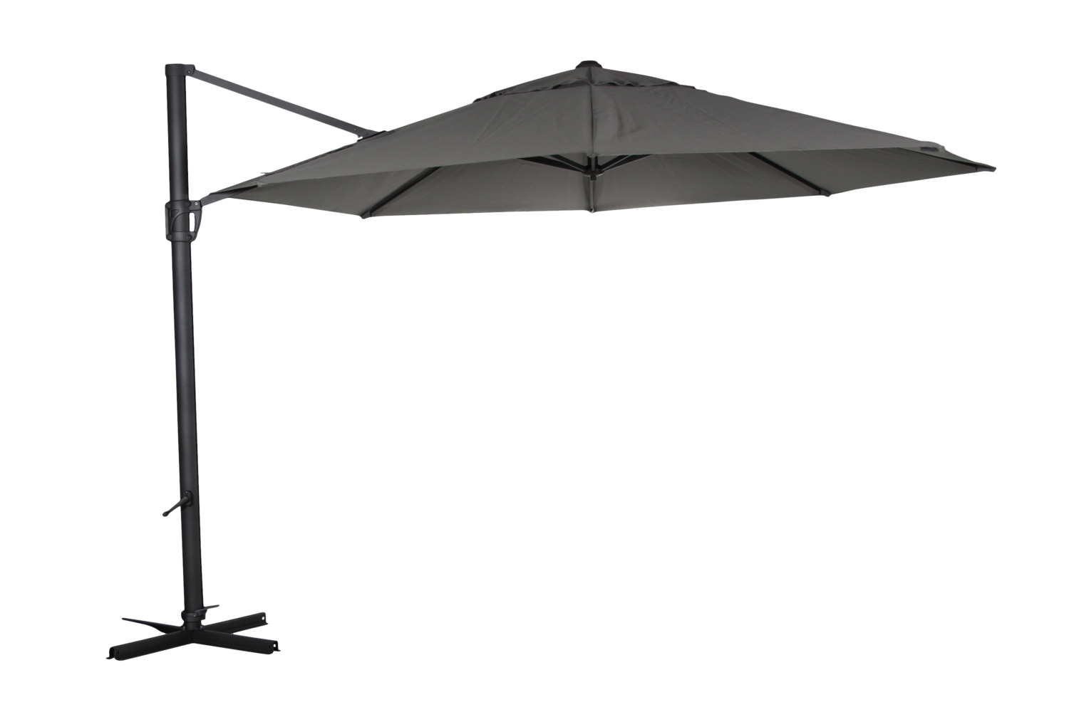 Brafab Fiesole frihängande parasoll Antracit/grå