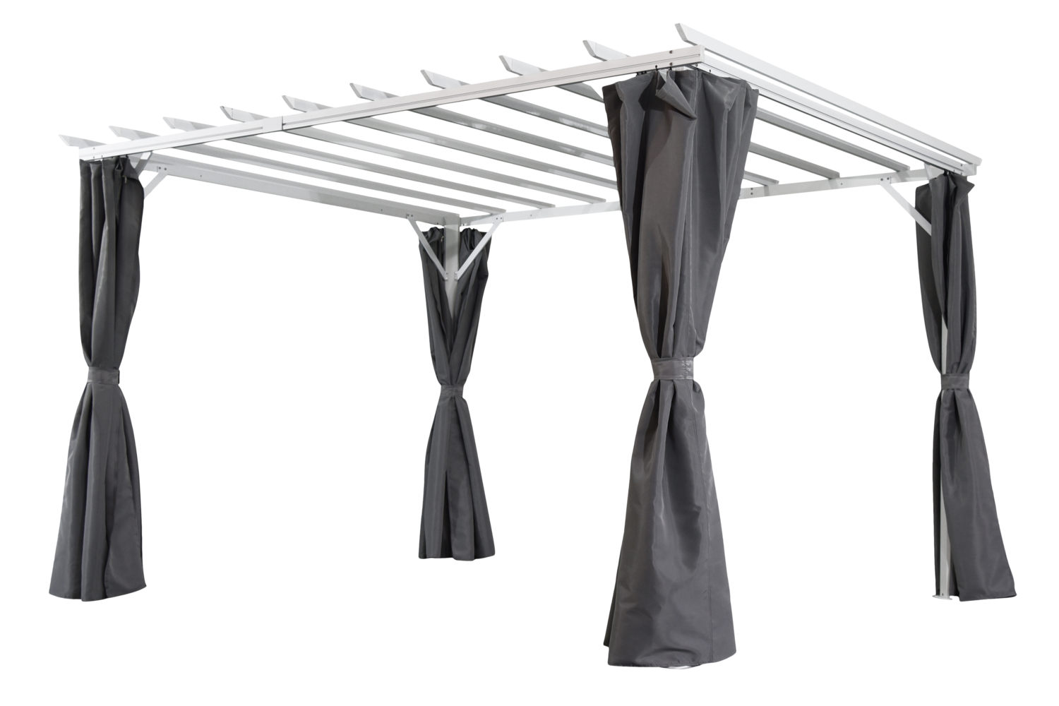 Brafab Piode pergola Vit/grå 360x303 cm