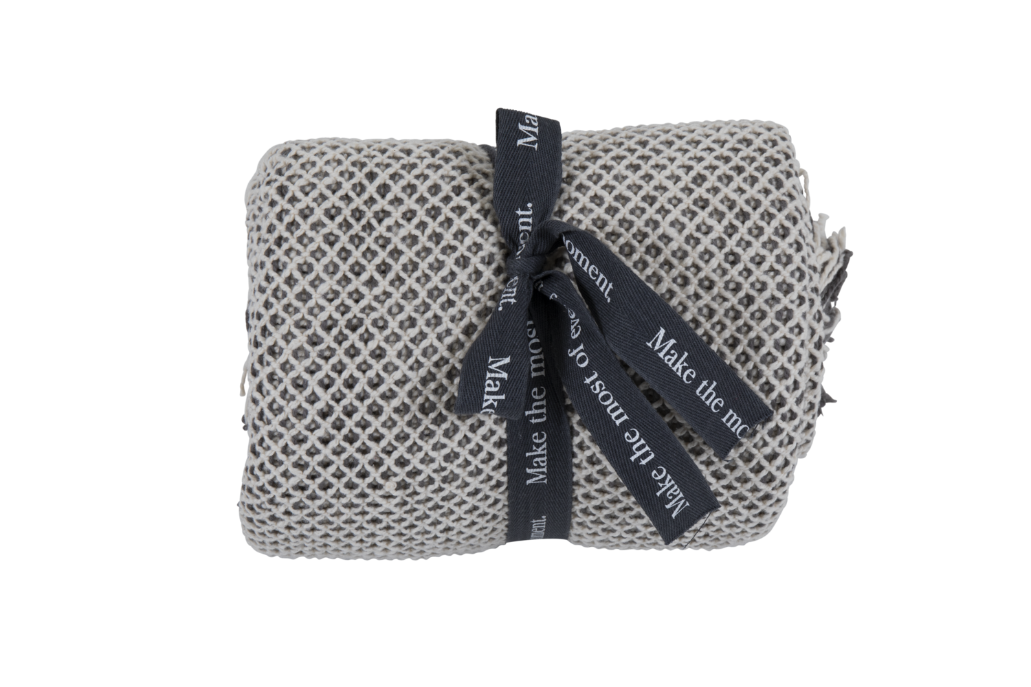 Brafab Fortore pläd Grå 130x170 cm