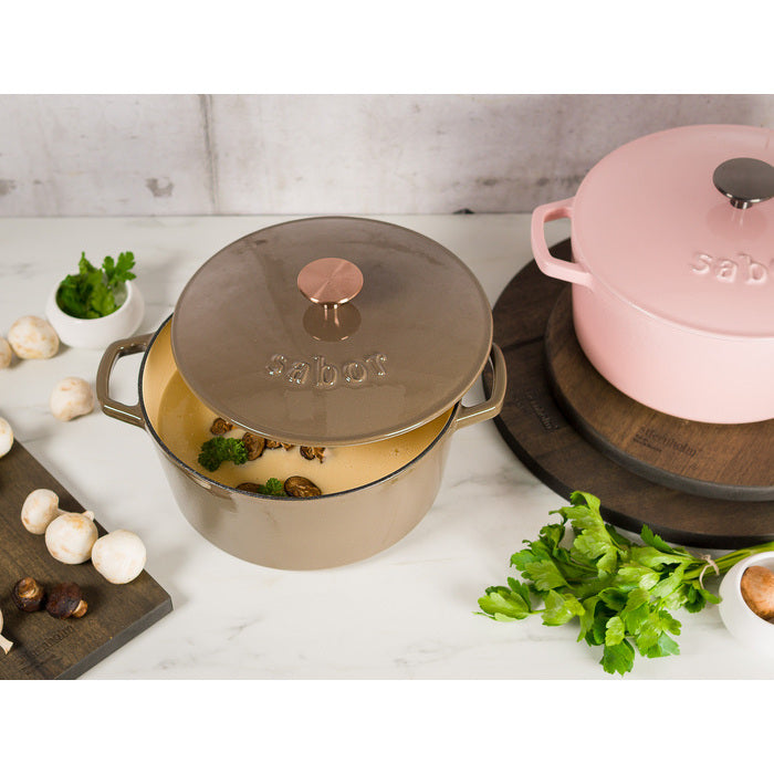 Sabor Gjutjärnsgryta 24 cm 4,4 L mahogny