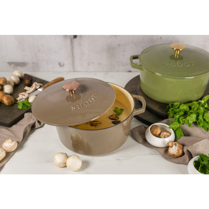 Sabor Gjutjärnsgryta 24 cm 4,4 L mahogny