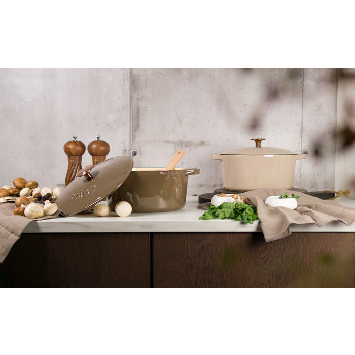 Sabor Gjutjärnsgryta 24 cm 4,4 L mahogny