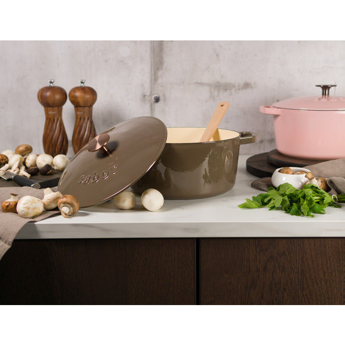 Sabor Gjutjärnsgryta 24 cm 4,4 L mahogny