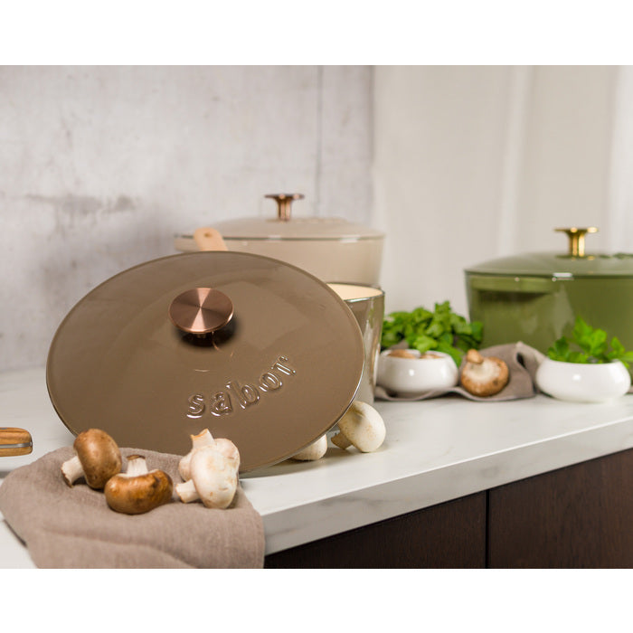 Sabor Gjutjärnsgryta 24 cm 4,4 L mahogny