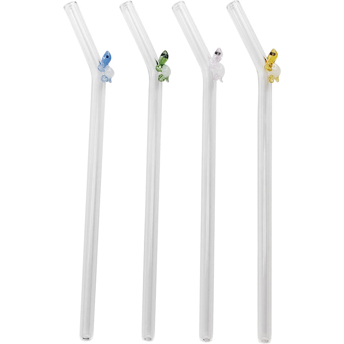 Modern House Fun Sugrör 4-pack