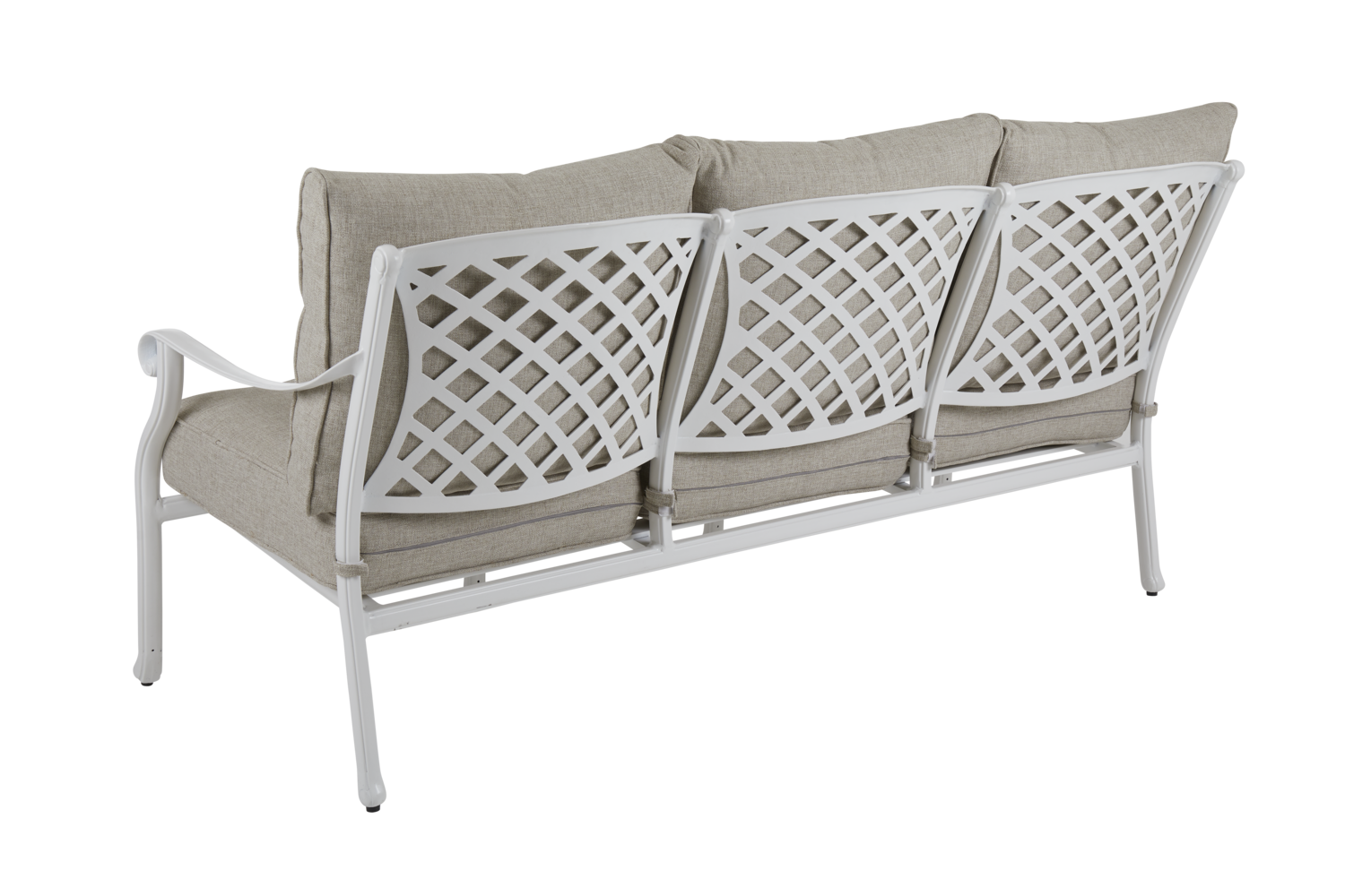 Brafab Arras 3-sitssoffa Vit/sand 185x88 cm