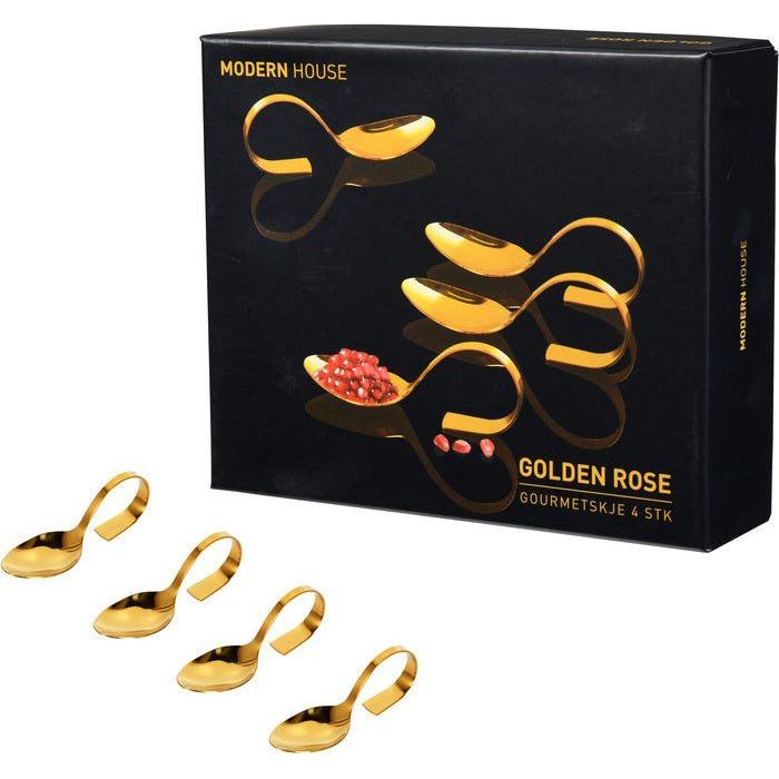 Modern House Golden Rose Gourmetsked 4-Pk