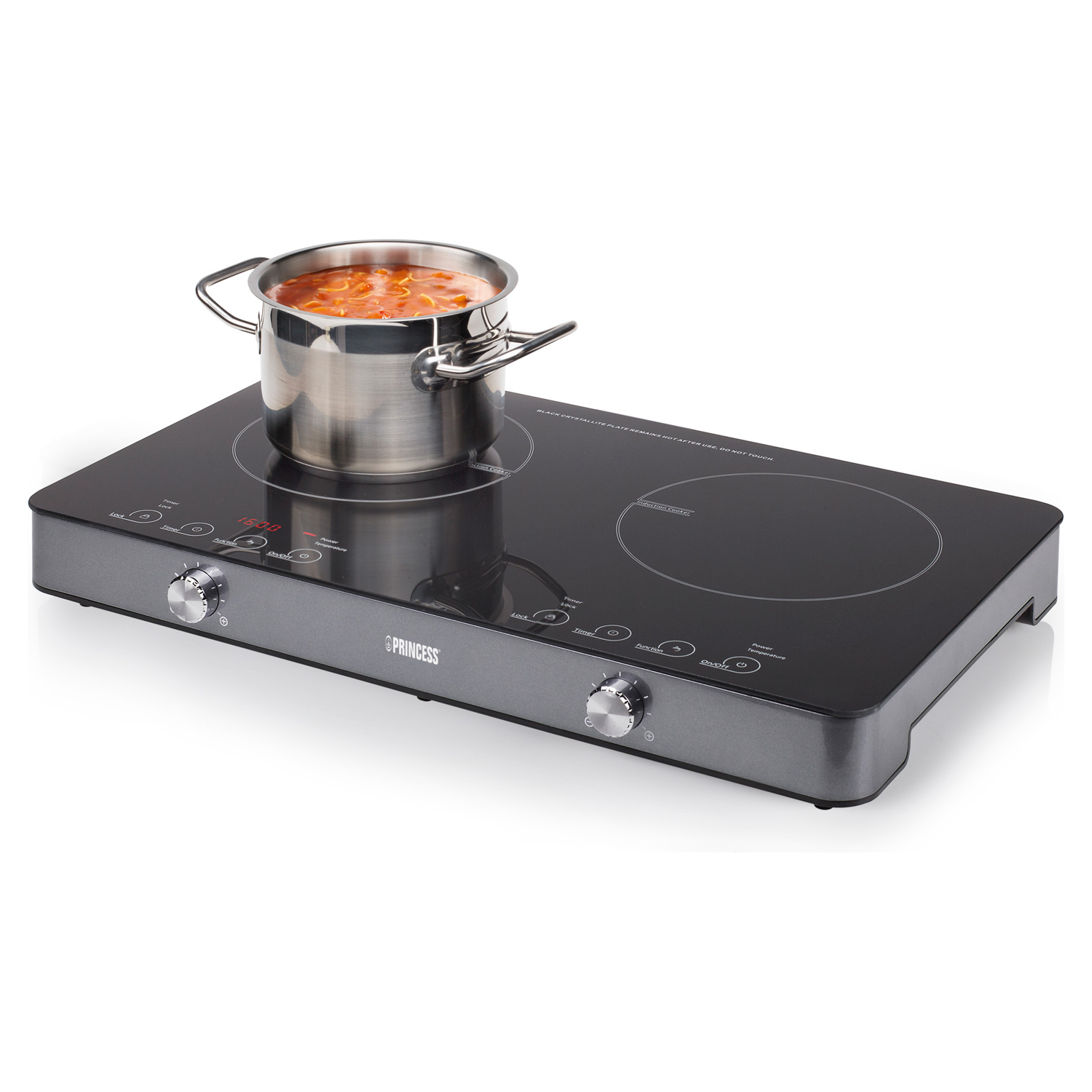 Princess Induktionsplatta Digital Dubbel