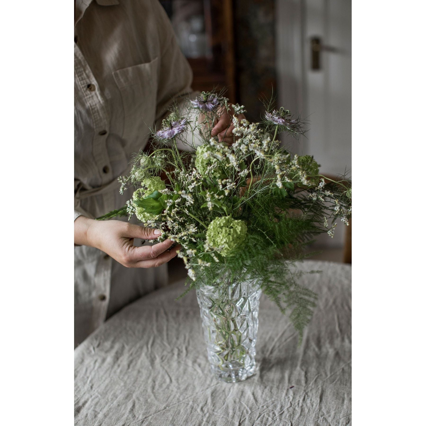 Dorre Elegant Vas konisk glas höjd 25,5 cm