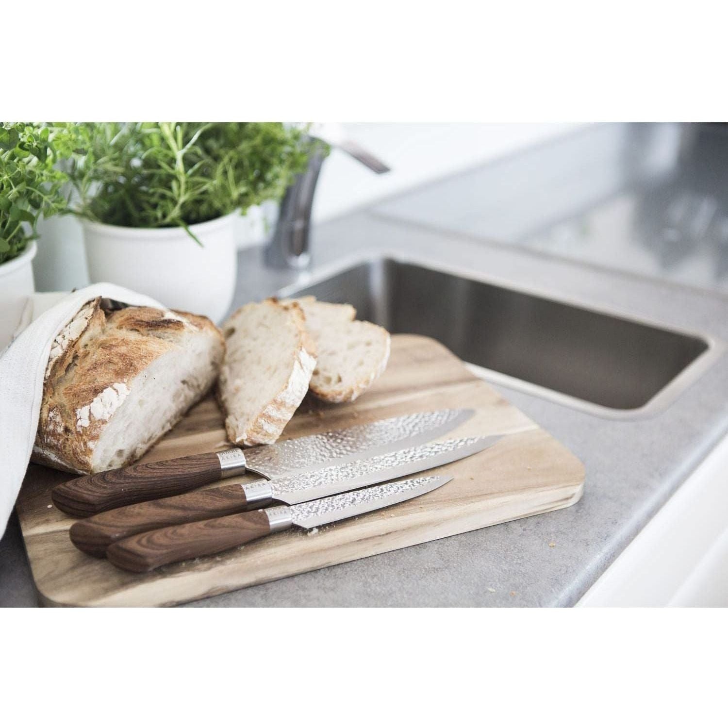 Dorre Akira Knivset Trä 3 Delar