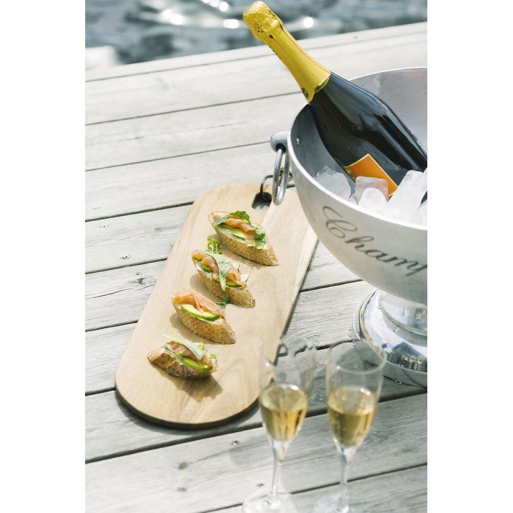 Dorre Sonja Skärbräda Oval Akaciaträ 54x18 cm