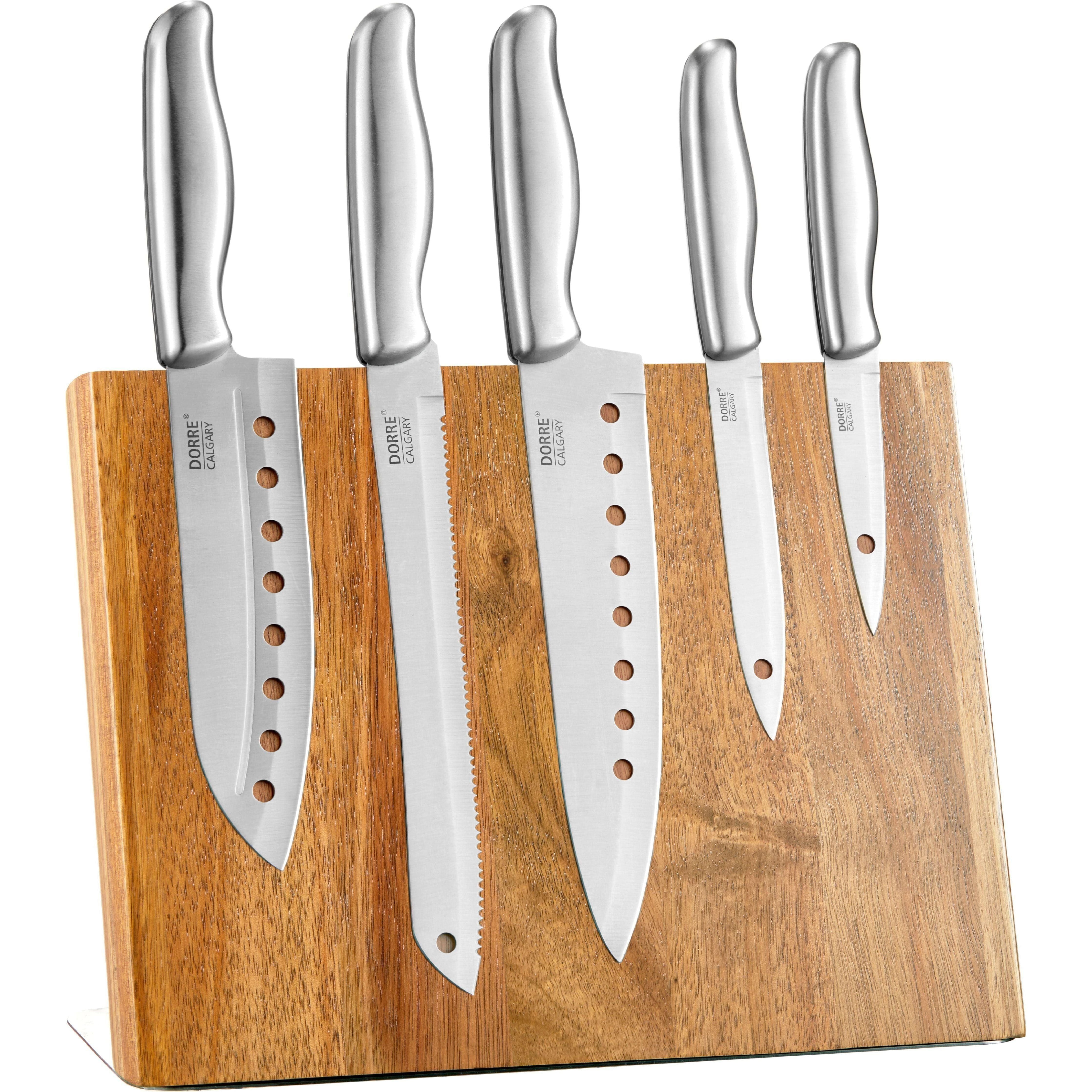 Dorre Hugo XL Knivställ Akacia Magnet 30x22,5 cm