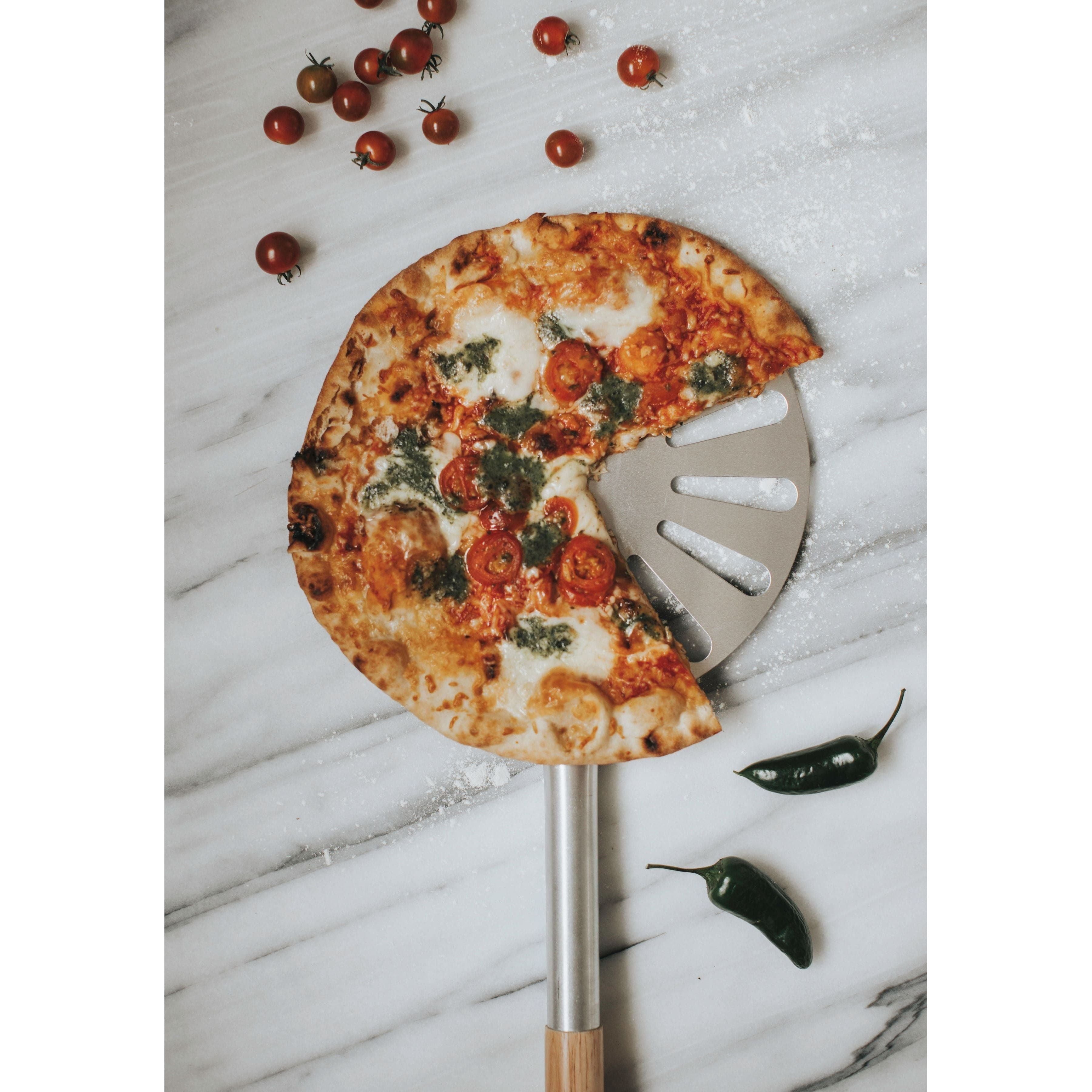 Dorre BBQ Snurrspade Aluminium-Trä Rostfritt Stål 76 cm