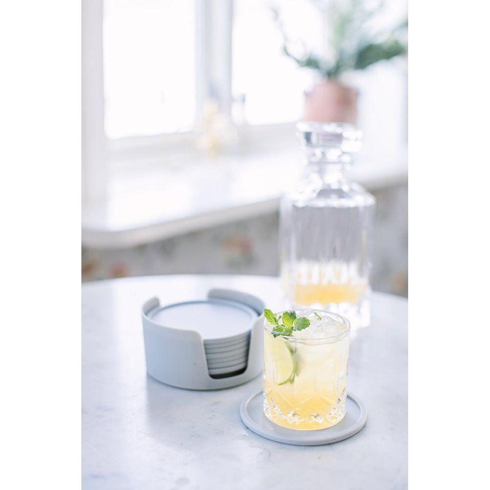 Dorre Ginny Glasunderlägg Grå 8-pack