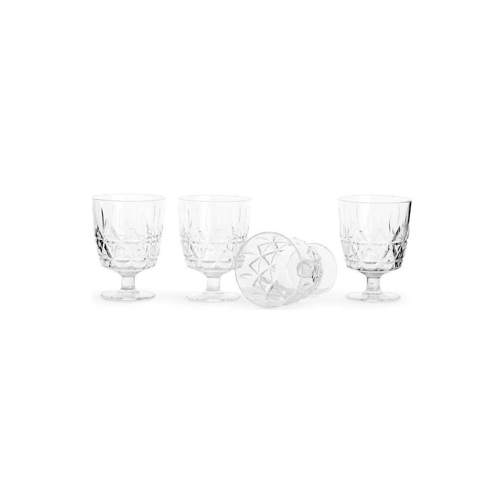 Sagaform Picknick Plastglas 4-pack 30 cl
