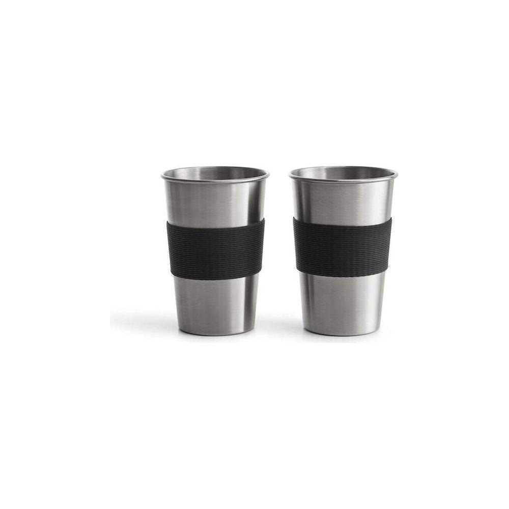 Sagaform Stålmugg, 50 cl 2-pack Silver