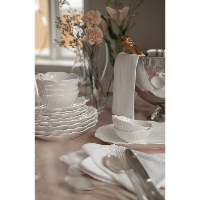 Stiernholm Flora tallrik 25 cm vit