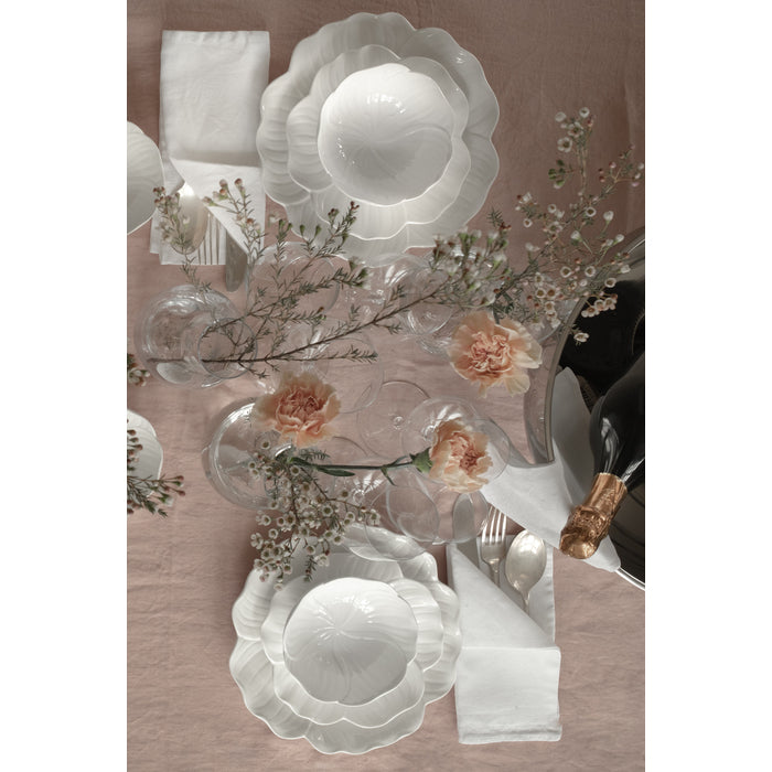 Stiernholm Flora tallrik 25 cm vit