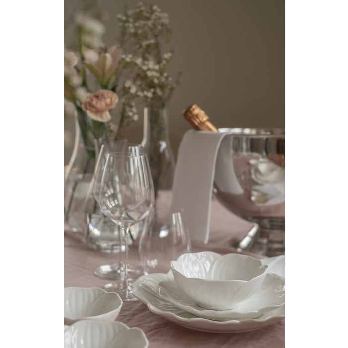 Stiernholm Flora tallrik 25 cm vit