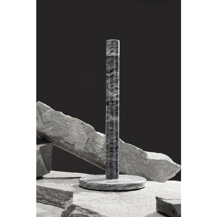 Stiernholm Marmor hushållspappershållare 32 cm svart