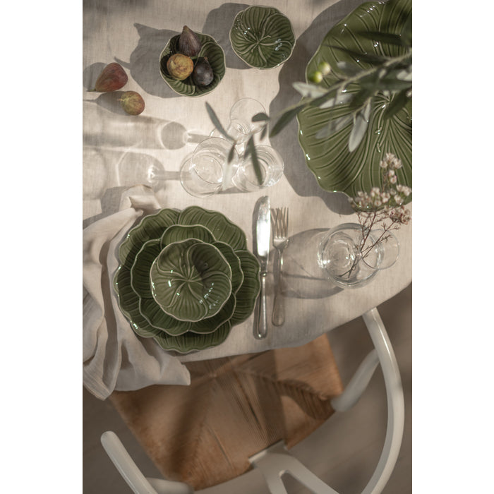 Stiernholm Flora serveringsfat 43x34 cm grön