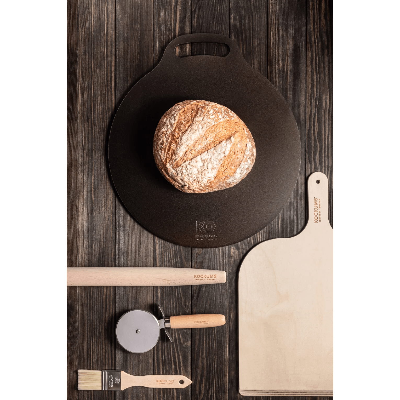 Kockums Jernverk Bak/Pizzastål Ø35 cm