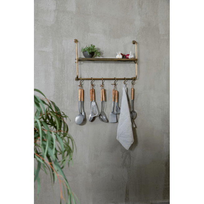 Heirol Rostfri Stekspade Med Hål 30 cm