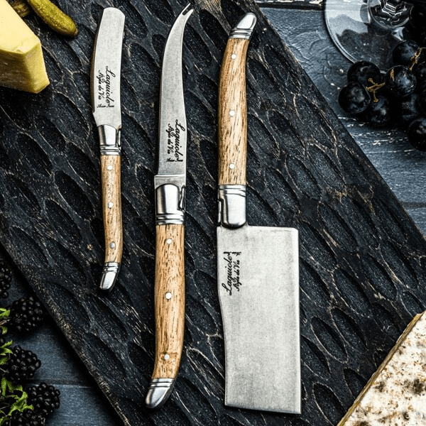 Laguiole Ostknivar Ek Stonewash 3 delar