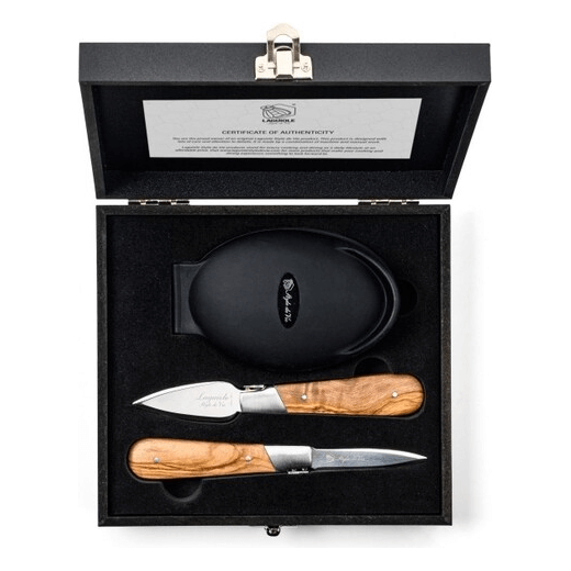 Laguiole Ostronknivar Olive 2-pack