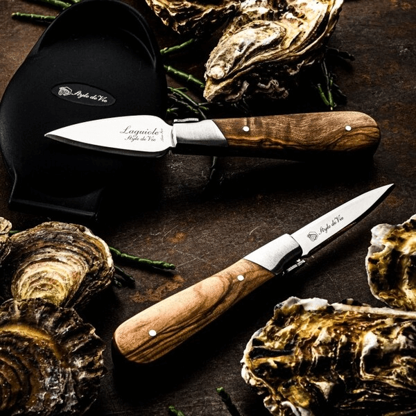 Laguiole Ostronknivar Olive 2-pack