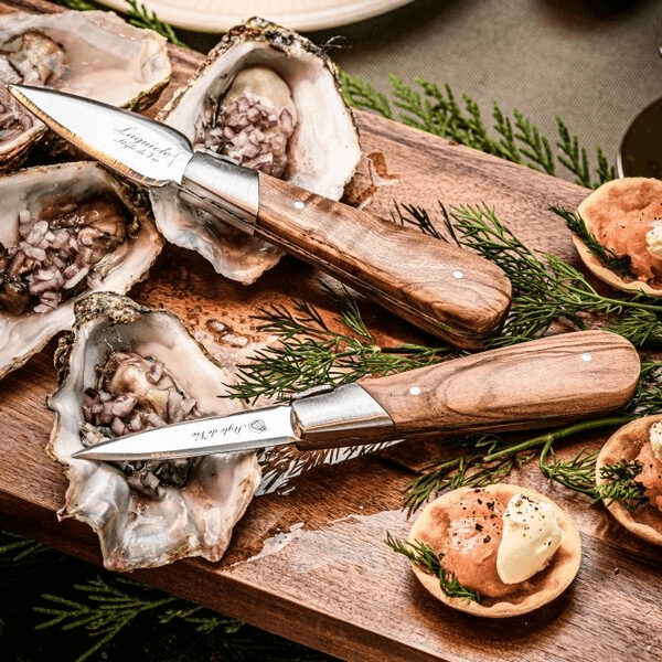 Laguiole Ostronknivar Olive 2-pack