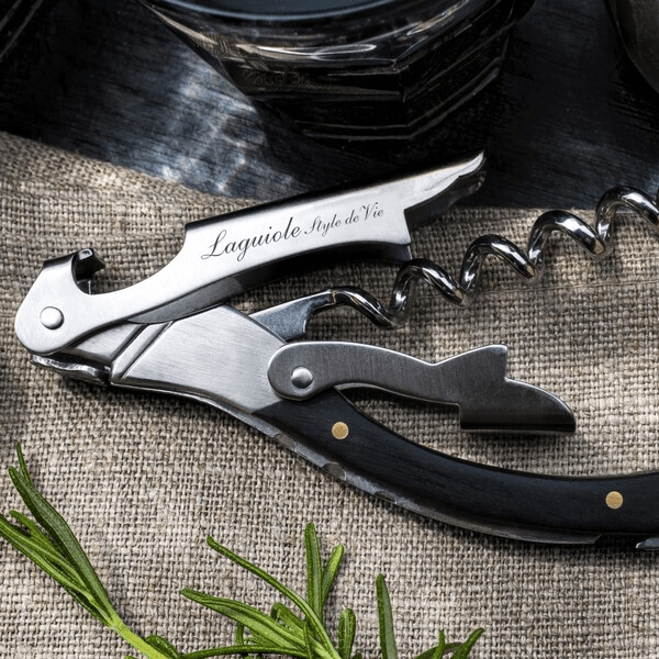 Laguiole Korkskruv Svart Ebenholts