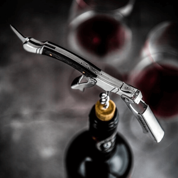 Laguiole Korkskruv Svart Ebenholts