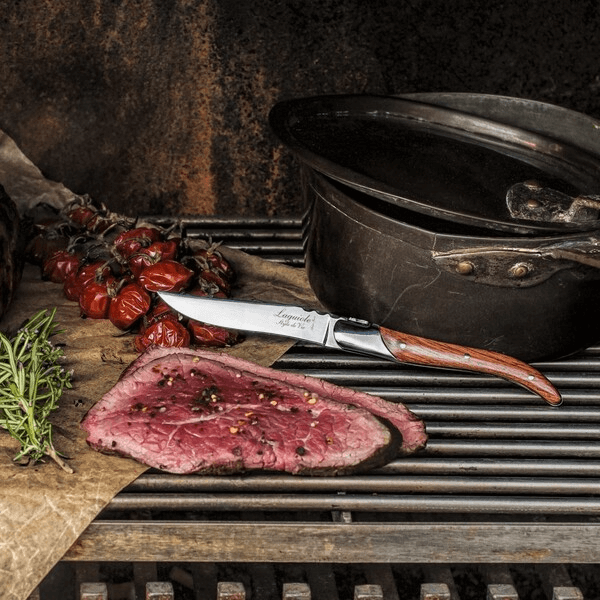 Laguiole Grillknivar Pakka Rose 6-pack
