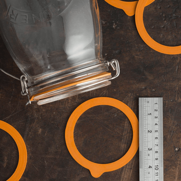Kilner Gummipackning Burkar 6-pack 3 L Orange