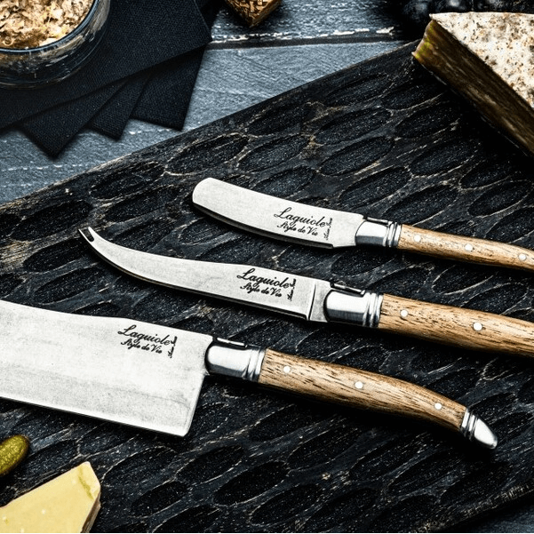 Laguiole Ostknivar Ek Stonewash 3 delar