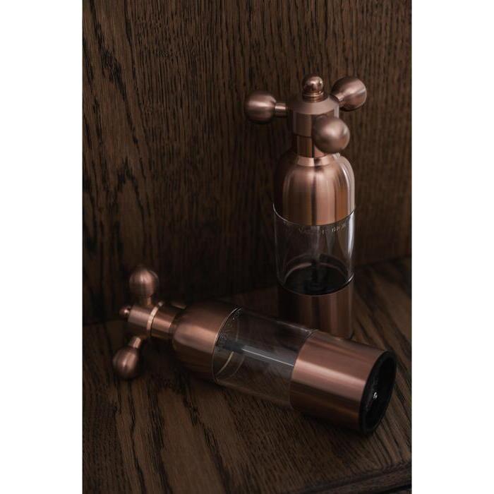 Vargen & Thor Axia Salt- & Pepparkvarn 18 cm 2-pack koppar