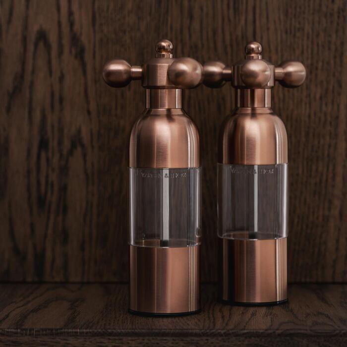 Vargen & Thor Axia Salt- & Pepparkvarn 18 cm 2-pack koppar