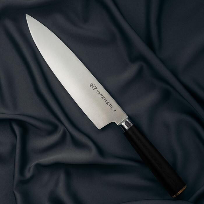 Vargen & Thor Vargavinter Roy kockkniv 20 cm svart