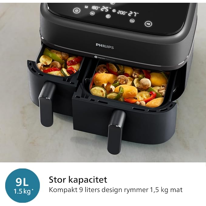 Philips Airfryer 3000 Series Dual Basket