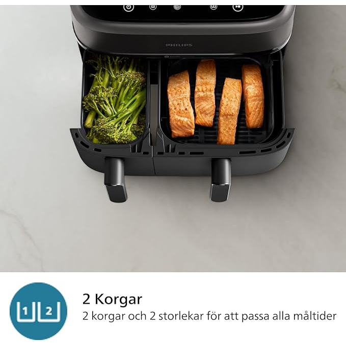 Philips Airfryer 3000 Series Dual Basket