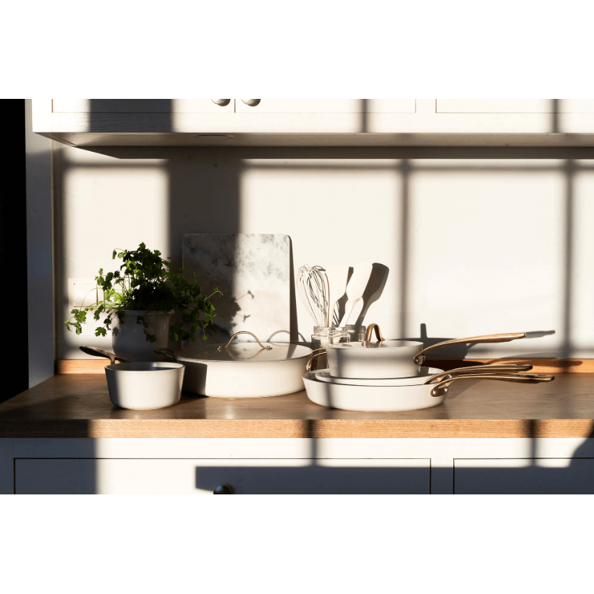 Heirol Royal Pearl Stekpanna Vit Guld 28 cm