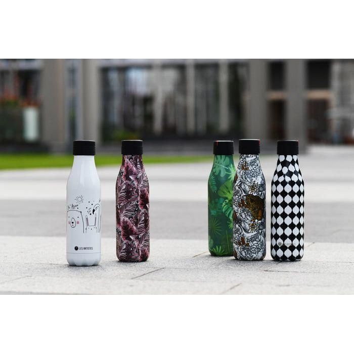 Les Artistes Bottle Up Termoflaska 50 cl Svart/Vit