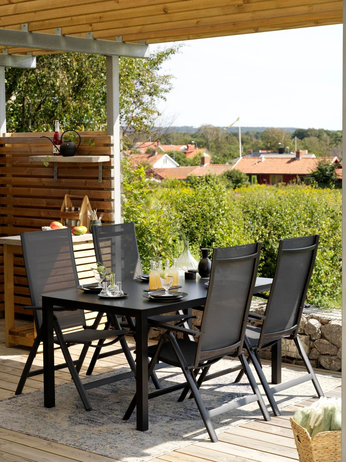 Brafab Rana positionsstol Svart/svart