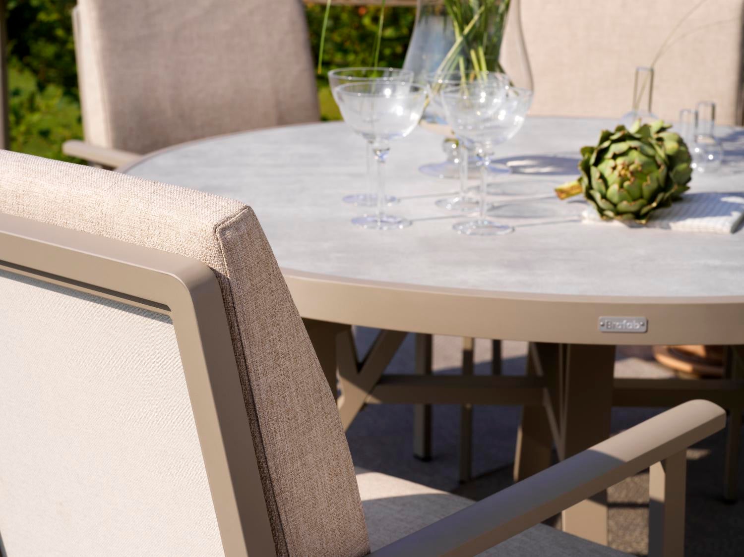 Brafab Samvaro karmstol Khaki/sand